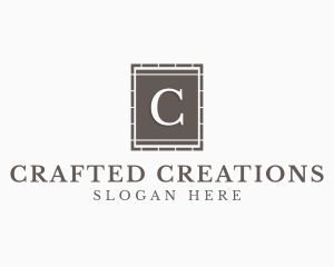 Handmade Craft Stitches Embroidery logo design