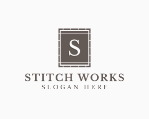 Handmade Craft Stitches Embroidery logo design