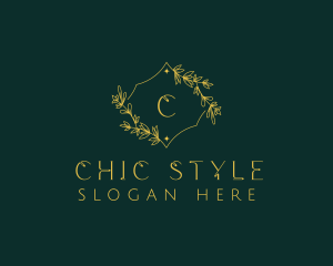 Floral Natural Stylist logo design