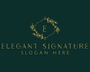 Floral Natural Stylist logo design