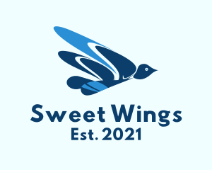 Blue Flying Dove logo