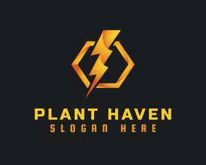 Electric Power Plant logo design