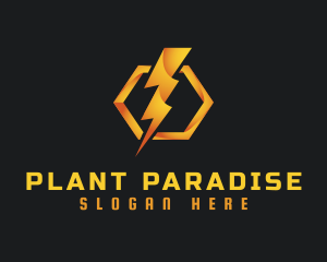 Electric Power Plant logo design