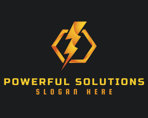 Electric Power Plant logo design