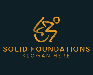 Wheelchair Disability Foundation logo design