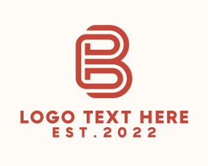 Stripe Letter B logo