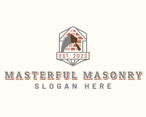 Brick House Masonry logo design