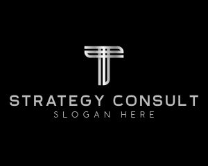 Consulting Industrial Letter T logo