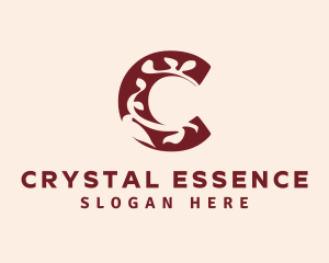 Floral Essence Letter C logo design