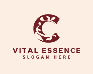 Floral Essence Letter C logo