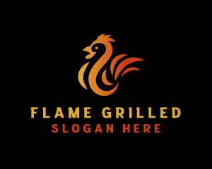 Chicken Grill Restaurant logo design