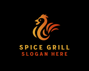 Chicken Grill Restaurant logo design