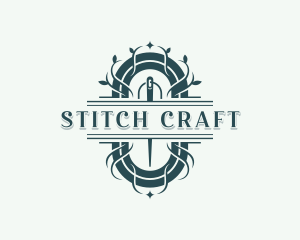 Needle Tailor Seamstress logo design