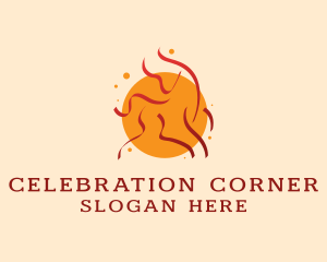 Animal Confetti Celebration logo design