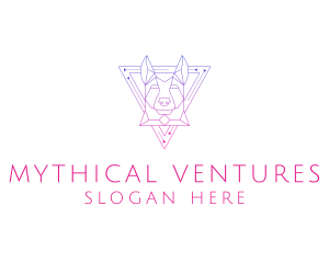 Tech Dog Mythology logo design