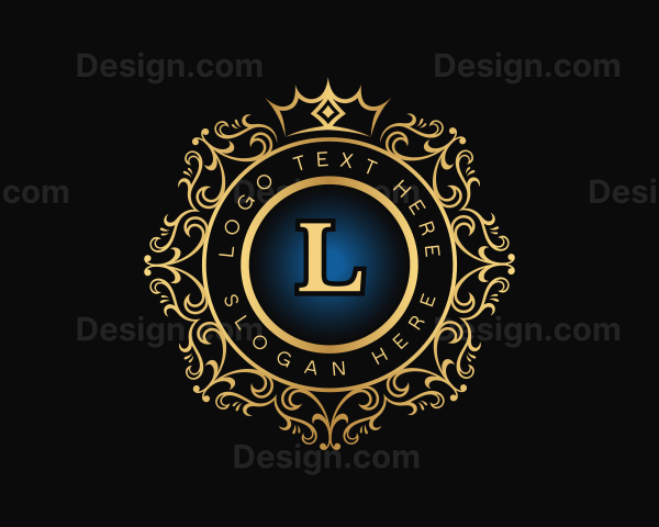 Royal Crown Wreath Logo