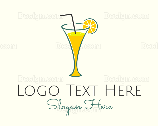 Lemonade Glass Diner Logo