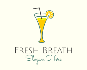 Lemonade Glass Diner logo design