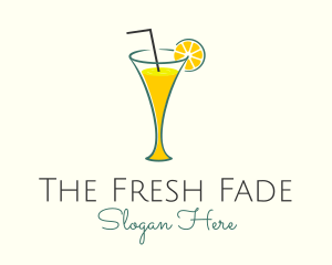 Lemonade Glass Diner logo design