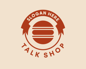 Hamburger Snack Diner logo design