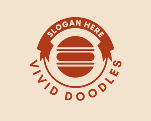 Hamburger Snack Diner logo design