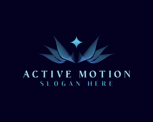 Wave Star Motion logo design