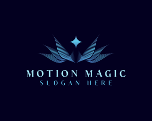 Wave Star Motion logo design