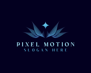 Wave Star Motion logo design