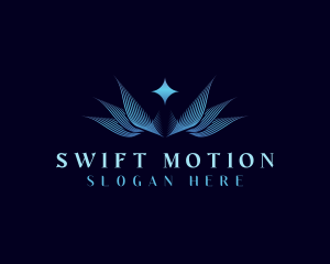 Wave Star Motion logo design