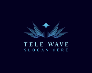 Wave Star Motion logo design