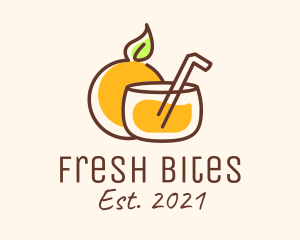 Orange Juice Drink logo design