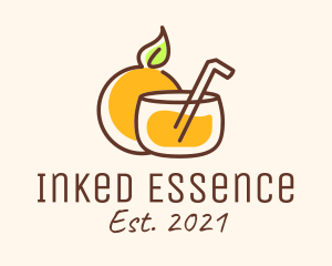 Orange Juice Drink logo design