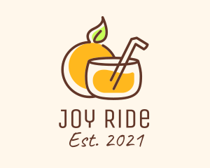 Orange Juice Drink logo design