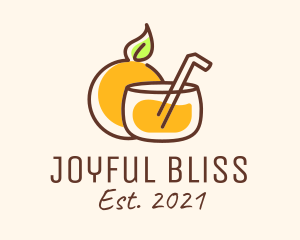 Orange Juice Drink logo design