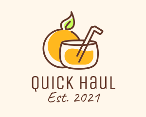 Orange Juice Drink logo design