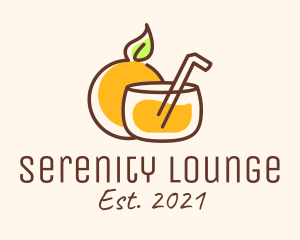 Orange Juice Drink logo design