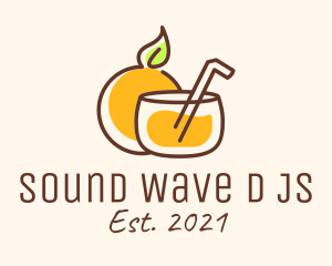 Orange Juice Drink logo design