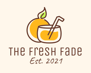 Orange Juice Drink logo design