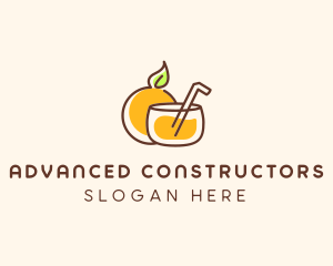 Orange Juice Drink logo design