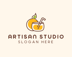 Orange Juice Drink logo design