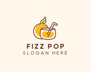 Orange Juice Drink logo design