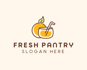 Orange Juice Drink logo design