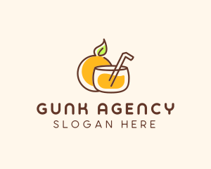 Orange Juice Drink logo design