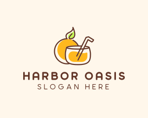 Orange Juice Drink logo design