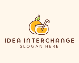 Orange Juice Drink logo design