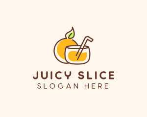 Orange Juice Drink logo design