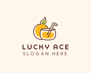 Orange Juice Drink logo design