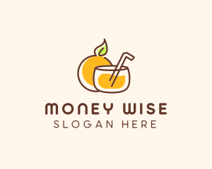 Orange Juice Drink logo design