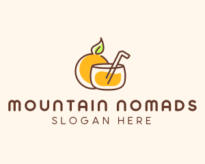 Orange Juice Drink logo design