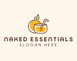 Orange Juice Drink logo design